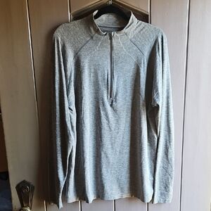 Lululemon Men's Metal Tech 1/2 Zip Knit Tee